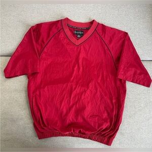 Vintage FootJoy Windbreaker Jacket Golf Outerwear Men’s L Red